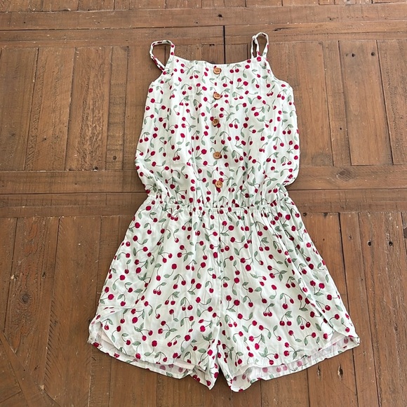 SweetHoney mint cherry romper nwt - Picture 1 of 6